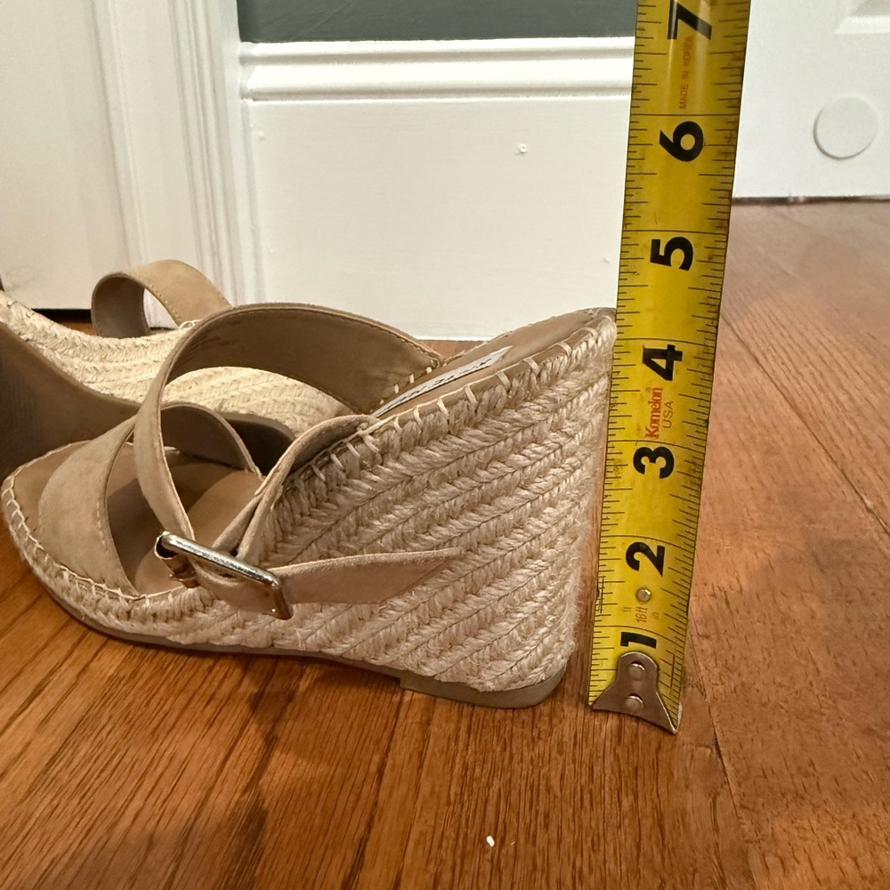 Steve Madden Rattan Wedge Sandals - Picture 6 of 6